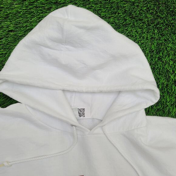 Sandford University Hoodie Large 24x25 White Cardinal - Picture 11 of 13